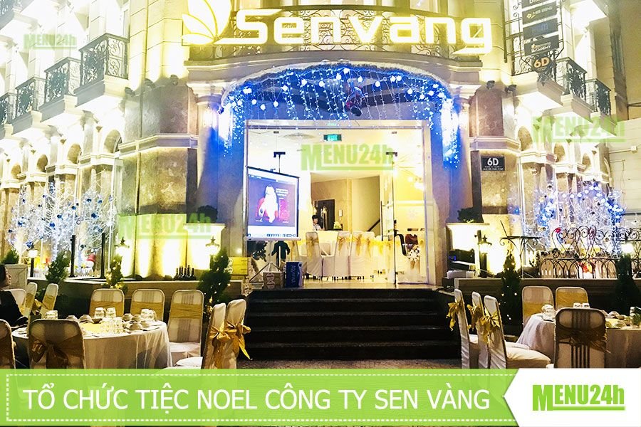 Tổ chức tiệc Giáng Sinh tại tổng công ty Sen Vàng