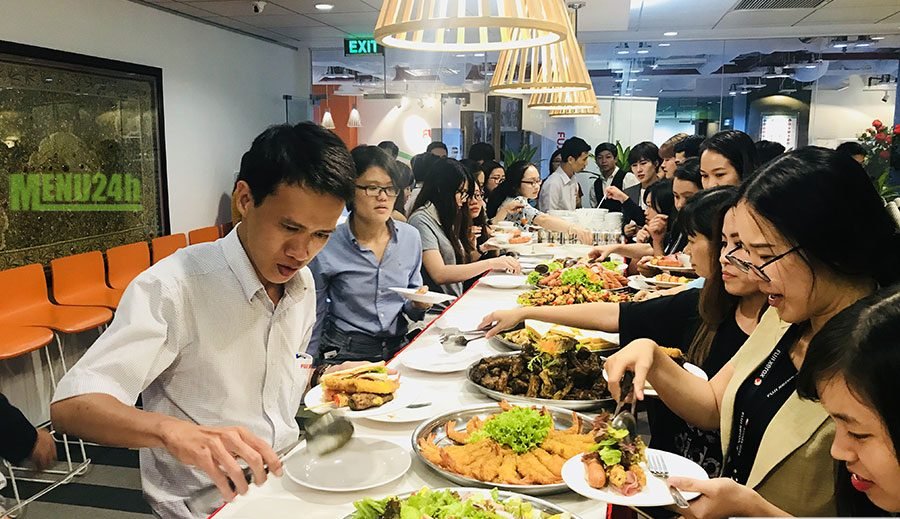 Dịch vụ catering tại Vincom quận 1 - Trọng Ân