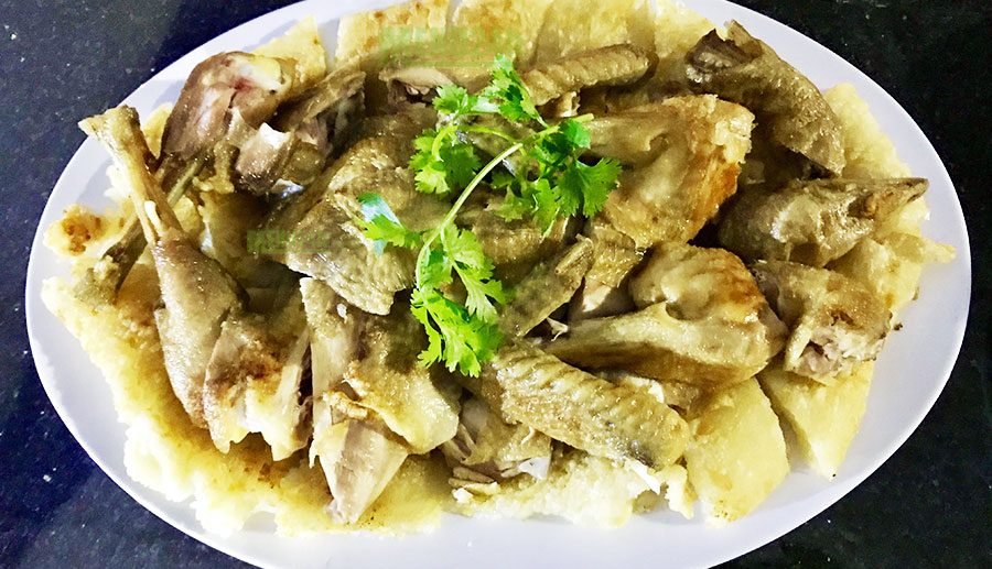 Gà bó xôi chiên - Trọng Ân
