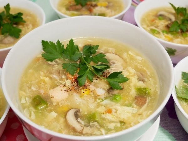 Soup nấm mực Trọng Ân