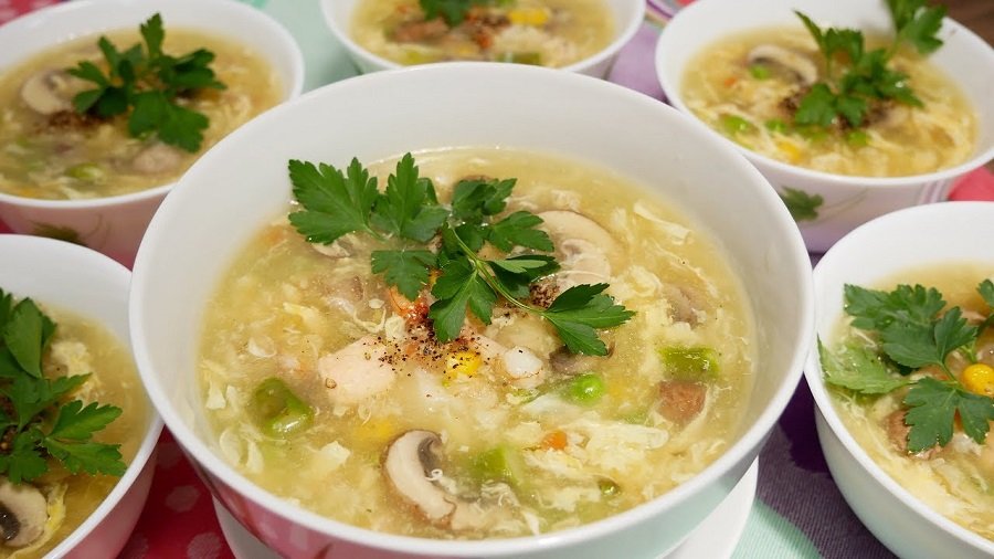 Soup nấm mực Trọng Ân